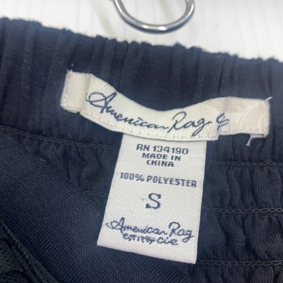 American Rag - Strapless Ruffled Layered  Black And Gray Dress Size Small - Picture 14 of 14